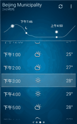 谷歌天气预报手机版