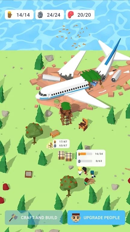 空闲飞机坠毁生存游戏下载-空闲飞机坠毁生存安卓版下载