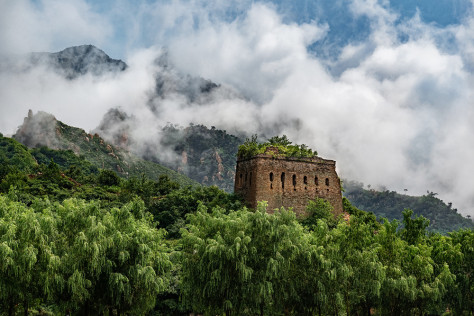 云海长城。 冰塘峪景区供图