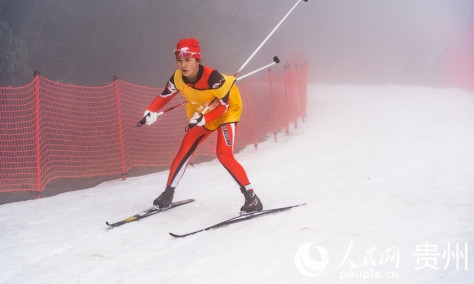 刺激！在凉都体验滑雪的快乐