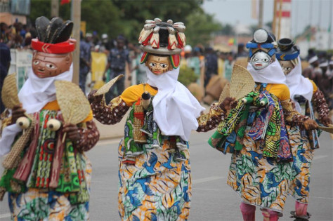 Bénin : Festival des masques à Porto-Novo