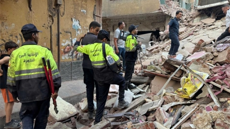 Egypte : un mort et sept blessés lors de l'effondrement d'un immeuble au Caire
