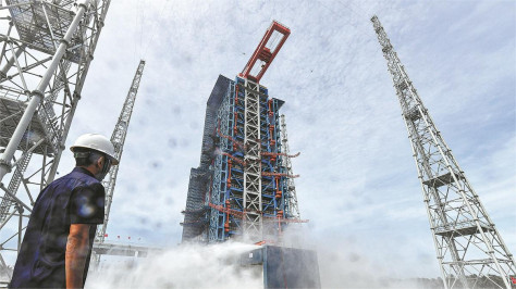China's first commercial space launch site gears up