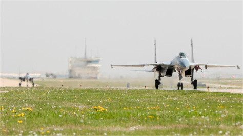 J-15 engages in flight training