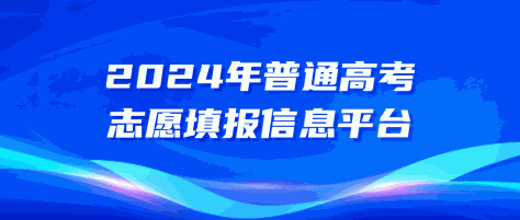 2024年普通高考志愿填报信息平台