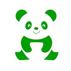 绿色熊猫