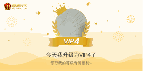 今天我升级为VIP4了