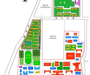 高校导航：北京林业大学校园平面图
