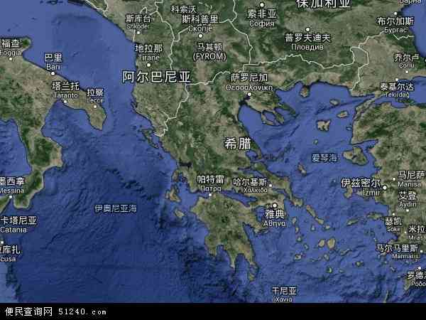 希腊卫星地图 - 希腊高清卫星地图 - 希腊高清航拍地图 - 2024年希腊高清卫星地图