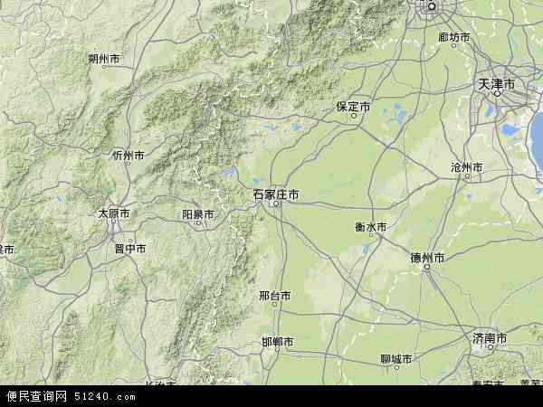 河北省地形图 - 河北省地形图高清版 - 2024年河北省地形图