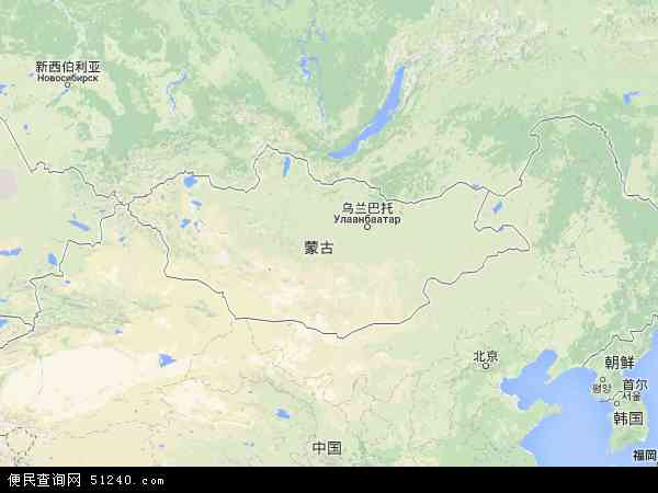 蒙古地图 - 蒙古电子地图 - 蒙古高清地图 - 2024年蒙古地图