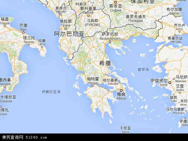希腊地图 - 希腊电子地图 - 希腊高清地图 - 2024年希腊地图