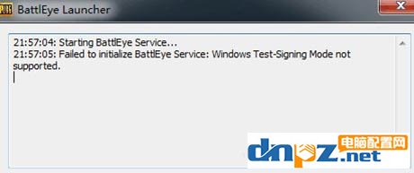 BattlEye Launcher错误 Windows Test-Signing Mode not supported