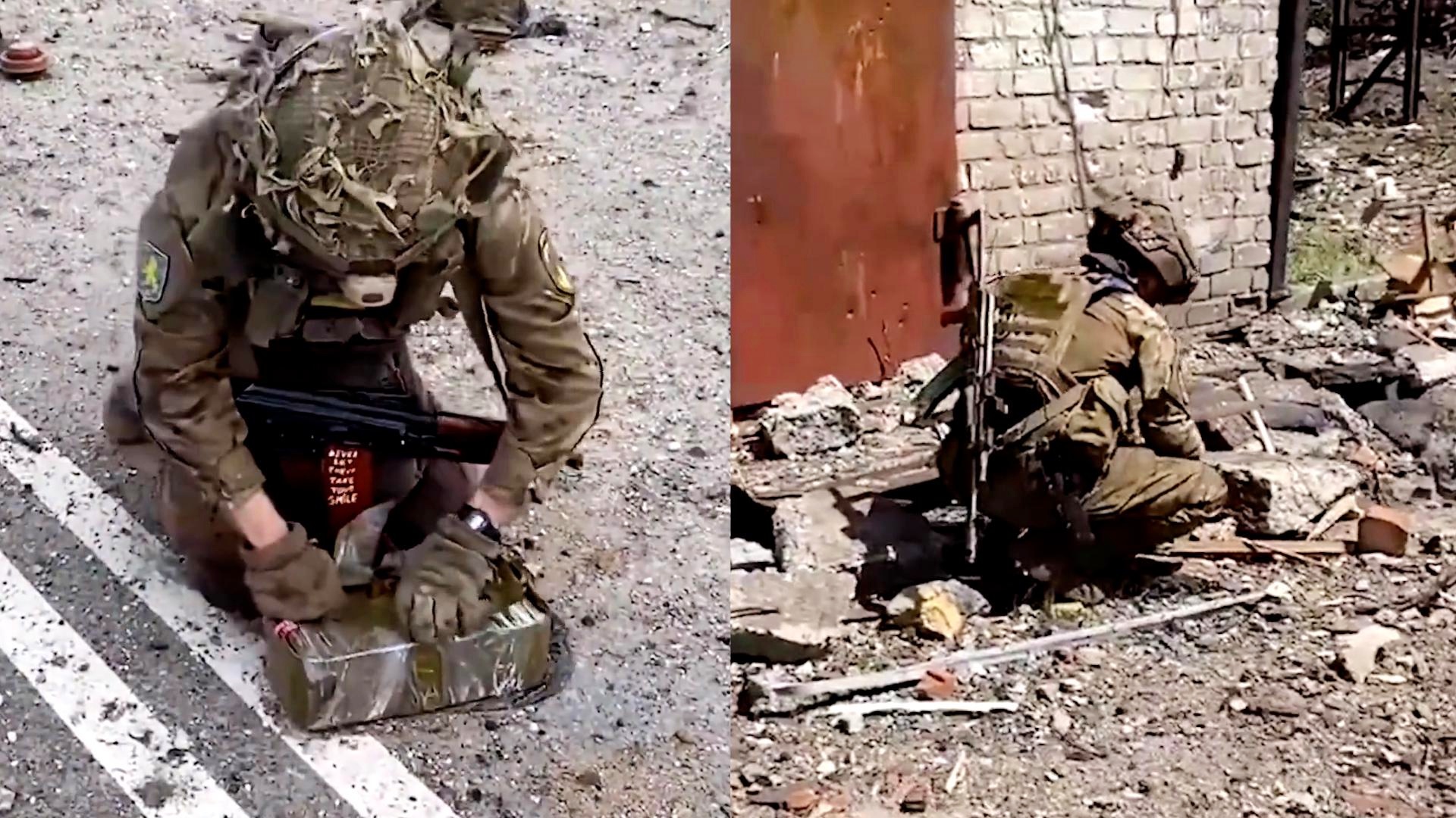 乌克兰工兵在监视下，炸开亚速钢铁厂地下出口：方便投降部队爬出