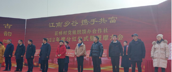 芜湖市湾沚区：党组织领办合作社为全体持股村民分红